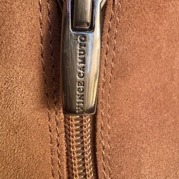 Vince Camuto Coranna knee-high heeled toffee suede boots - Picture 4 of 6